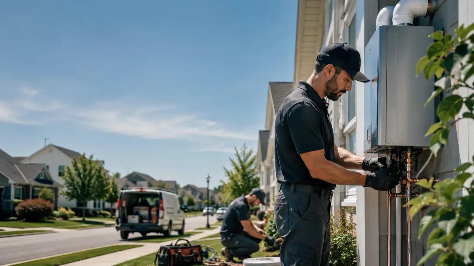 Tankless Water Heater Installation in Check, VA